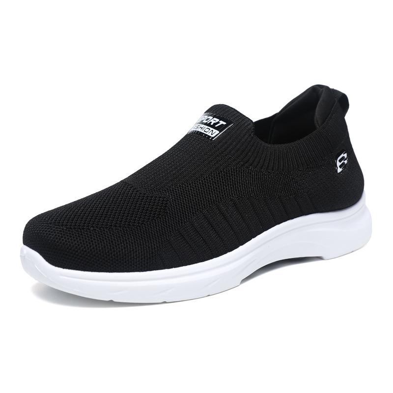 New Trendy Men's Casual Soft-soled Single Shoes Versatile Outdoor Sports Breathable Shoes One-pedal Lazy Shoes