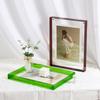 Modern Transparent Acrylic Photo Frame Colorful Picture Frame Without Photos Table Wall Decoration