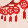 Chinese Style Chinese Marriages Hanging Banner DIY Wall Ornament  New Year Party Decorations