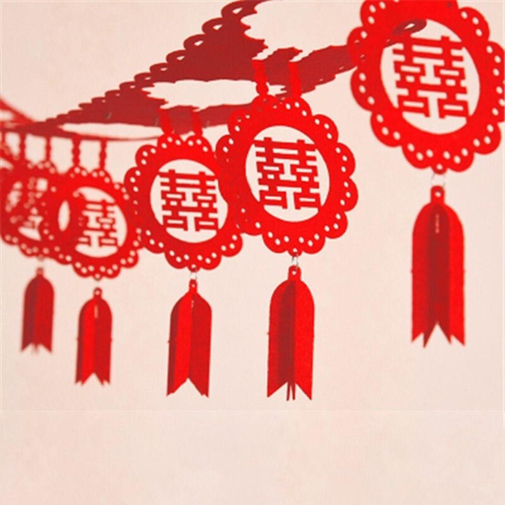 Chinese Style Chinese Marriages Hanging Banner DIY Wall Ornament New Year Party Decorations