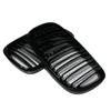 2PCS Bumper Kidney Grille Front Grill Double Slat Line For BMW X5 X6 E70 E71 2008-2013 Car Styling Gloss Black Racing