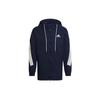 3-Stripes Tape Jacket, Casual Sport Hooded Men Outerwear Navy GM3835