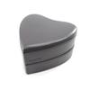 Davidt's [I2851] - Anthracite Gray 'Love' Leather Jewelry Box