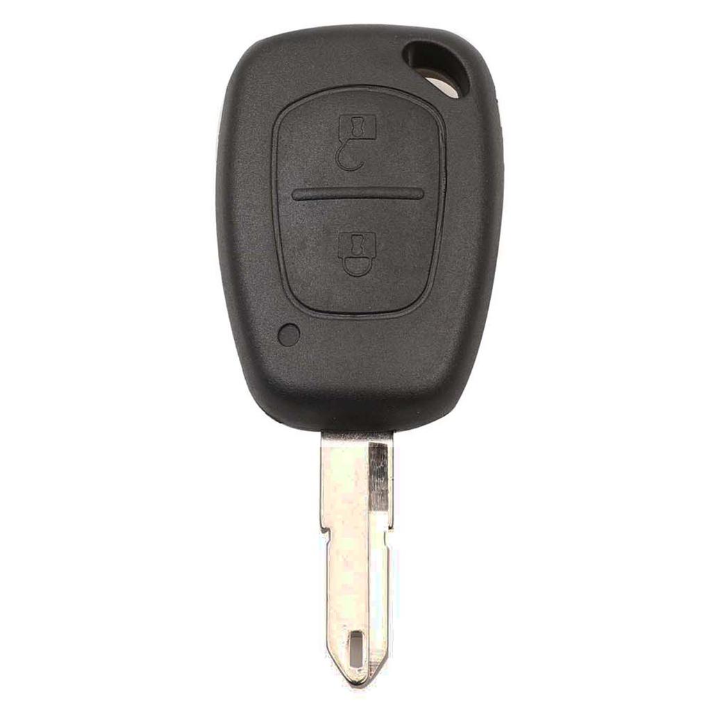 Jingyuqin 2 Button Remote Car Key Shell Cover Fob Case For Vauxhall/Opel Vivaro/ Renault Movano Trafic Renault Kangoo Blank