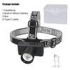 Outdoor Portable Mini Powerful LED Headlight USB Rechargeable Head Lamp with 3 Lighting Modes for Camping Fishing Work Lamp