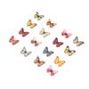 200Pcs Butterfly Wood Button Cartoon Wooden Mixed Colour Decoration for DIY Sewing Craft
