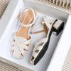 Fashion 2024 Summer New Women's Sandals Roman Style Fashion Design Party and Work Wear Ladies Casual Shoes High Heel Large Size 41-43