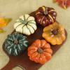 Pumpkins Plastic for Balcony Dining Table Room DIY Crafts, Party Ornament Thanksgiving Harvest Holiday Decor Decoración Hogar
