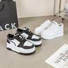 Platform White Shoes Women's Leather Spring and Summer 2025 New Board Shoes Women's Height Increase Sports and Leisure Versatile Women's Shoes Tide