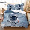 Astronaut Bedding Set, 3Pcs Duvet Cover Set, Soft Comfortable Breathable Duvet Cover, For Bedroom Guest Room Decor