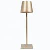 Zafferano Modern Hotel Energy Saving Table Lamp Aluminium USB Rechargeable Battery LED Cordless Restaurant Table Lamp For