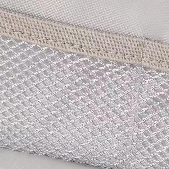 Large Capacity Pencil Case with Grid Pocket Expandable Bottom Durable Oxford Material Pen Storage Pouch