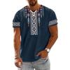 Vintage Ethnic T-shirt 3D Print Clothing O-neck Men Tops Oversized Short Sleeve Tee Summer Loose Male Streetwear Mens Clothes