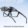 Polarized Cycling Sports Glasses Men Fashion Flip Square Women Sunglasses TR90 Optical Prescription Eyeglasses Frame 144mm