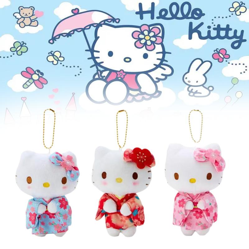 Keychain Plush Kimono Pendant Bag Decoration Tourist Gift Souvenir