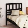 VidaXL Headboard Black 96x4x100 Cm Solid Pine Wood 814128