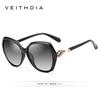 VEITHDIA женские солнцезащитные очки с поляризованными градиентными линзами, роскошные женские дизайнерские солнцезащитные очки, аксессуары для очков для женщин 3158