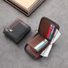 Multi Card Fashion PU Leather Man Wallet High Quality Classic Wallet Large Capacity Men Short Bifold Wallet with Coin Bag Zipper