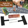 Car Tire Repair Kit - Car Tire Repair Tool Kit for Tubeless Emergency Tyre Fast Puncture Plug Repair Block Air Leaking