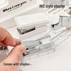 Transparent Ins-Style Mini DIY Cartoon Stapler Set for Students