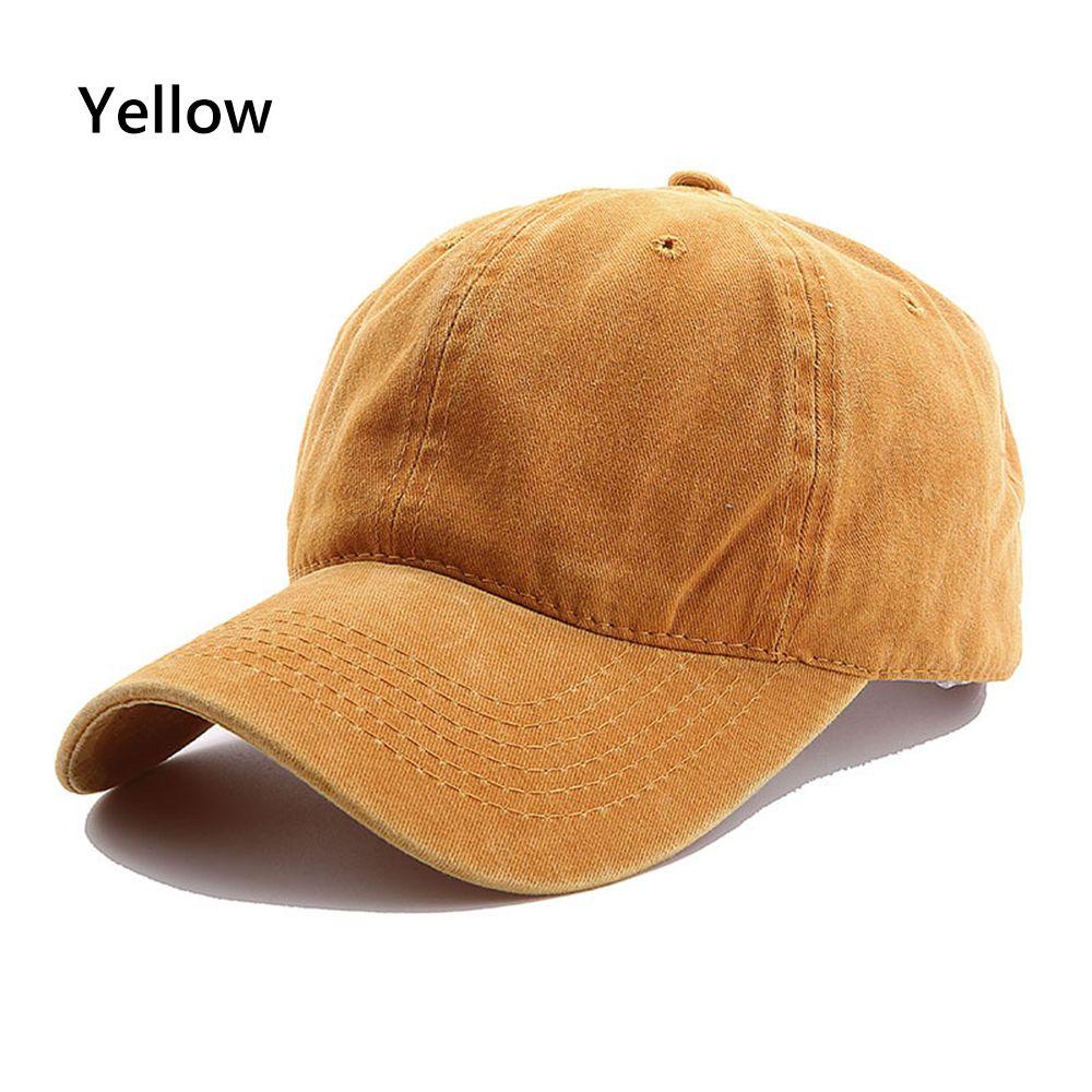 Classic Washed Cotton Adjustable Golf Hat Dad Hat Baseball Caps Snapback Hats