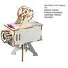 1 Set DIY Film Projector Model Kit Handmade Wooden Puzzle Vintage Projector Building Crafts Kids STEM Educational Science Experiment Toy