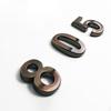 1 PC Waterproof Bronze ABS Plastic Numeral  Room Number Digits Sticker Address Sign Door Plates