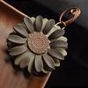 Duohua Original Design Handmade Leather Car Key Bag Pendant Rearview Mirror Simple Creative Gift Keychain