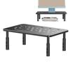 Steel Construction Computer Monitor Riser Airflow Vents Computer Monitor Holder Workplace