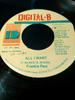 7inch Record FRANKIE PAUL  All I Want  Version NONE DIGITALB 1995 Jamaica Reggae Ska  Dub Used