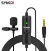 SYNCO Lav-S8 Professional Lavalier Microphone Clip-on Omnidirectional Lapel Mic Noise Reduction