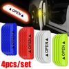 4Pcs/Set Car Reflective Door Stickers Universal Safety Car Door Open Warning Reflective Stripes Auto Decals Exterior Accessories
