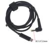 PD 65W Type C To DC 5.5x2.5mm Braided Cord Power Adapter Cable Laptop Fast Charging Power Accessories