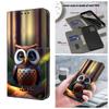 Owl Pattern Shockproof Card Slots PU Leather Wallet Phone Case for iPhone,Samsung,Huawei,Xiaomi,Moto,Oppo,Google,Nokia,LG,Oppo...