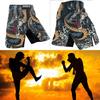 MMA UFM Men Dragon Shorts Muay Thai Pants Kickboxing Boxers Fighting Training Fitness Gym