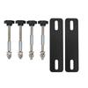 DEVCOVE Universal Car Recovery Board Mounting Pin Base Plate Kit Easy Installation Escape Board Mount Safety Traction Board