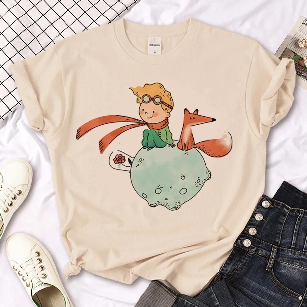 Funny the Little Prince T Shirt Tee Women Harajuku Tshirt Girl 2000s Clothing T-shirt Clothes