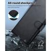 Coque Antichoc - Booling - pour Samsung Galaxy A25 5G - Cuir Synthétique - Antichoc - Porte-Cartes