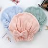 Coral Velvet Quick Dry Hair Hat Bath Cap Shower Head Super Absorbent Wrap Towel