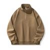 Men's Autumn Solid Color Versatile Loose Trendy Brand Stand-up Collar Casual Men's Sweater Sweatshirt