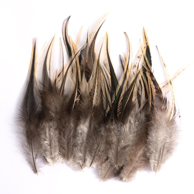 80 Natural Pheasant Feather Decorative Diy Jewelry Hair Accessories Material Cat Stick Toy Accessories