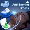 Anti Snoring Silicone Mouthpiece Sleep Earplugs Improve Sleep Anti Teething Grinding Sleep Aid Anti Snoring & Apnea Device
