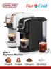 New MK-603 Cafelffe Multiple Capsule Coffee Machine 4 In 1 Hot/Cold DG Cappuccino Nespresso Capsule ESE Pod Ground Espresso Cafeteria 19Bar
