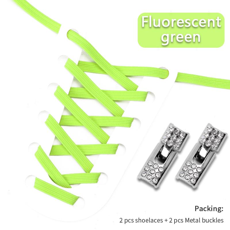 4Pcs Elastic Laces Sneakers Kids Adult No Tie Shoelace Cross Lock Shoelaces Without Ties 8MM Width Rubber Bands Shoes Accessorie NO.8