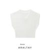 Araltay New Arrival Fashion Style Women's Clothing Fashion All-Match Minimalist Plain Stitch Short Vest Tops 5536125