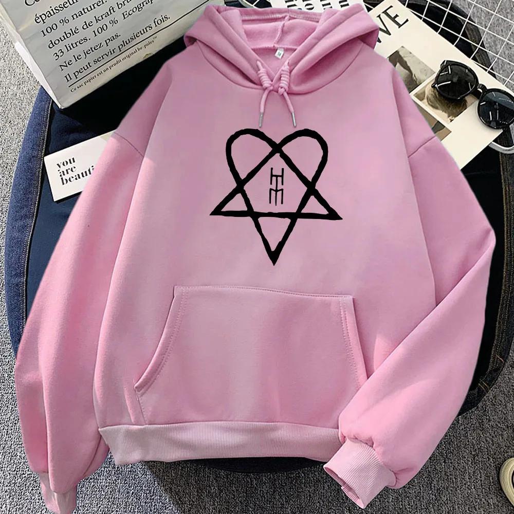 Heavy Mental Streetwear Him Ville Valo Graphic Hoodies Sudadera Mujer Winter Comfortable Long Sleeve Clothes