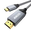 USB Type C HDMI Conversion Cable 2M Type C To HDMI Unidirectional Communication To HDMI HDR HDCP Cable Compatible with Nylon Braided Ultra Durable