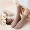 Winter Warm Socks Thicken Cotton Solid Color Women White Socks For Girls Snow Sleep Floor Socks Y2k