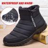 Fashion Winter Snow Boots Men Waterproof Casual Cotton Shoes Flat Comfortable Man Footwear Plus Size 46 Ankle Boots Women Free Shipping