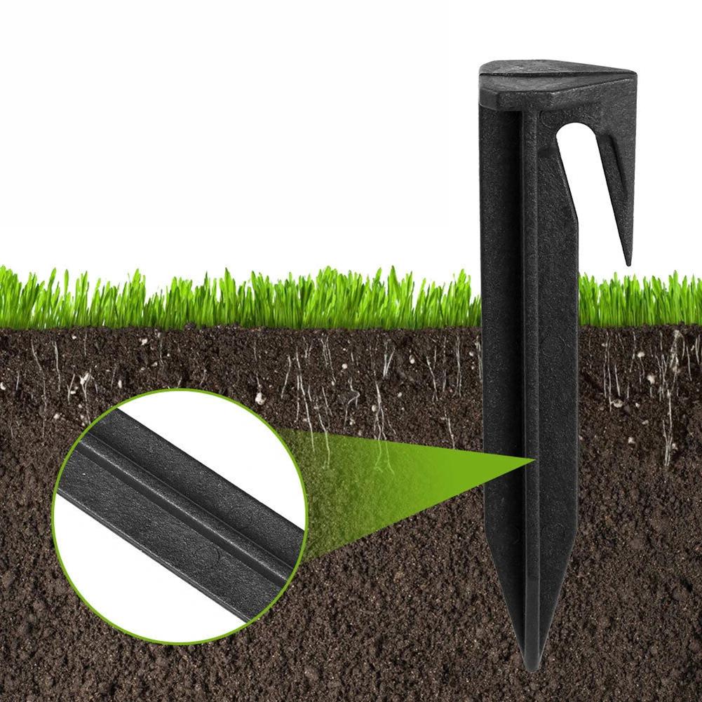 100pcs Lawn Mower Peg Boundary Nail Garden Anchor Ground Spikes Fixing Pins For Securely Anchoring Robot Lawn Mower Accessories